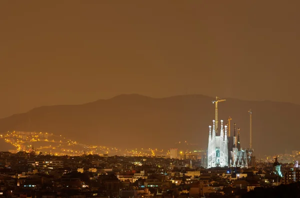 Sagrada Familia di Barcellona in Spagna, Europa . — Foto Stock