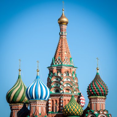 Aziz basil Katedrali, Moskova, Rusya.