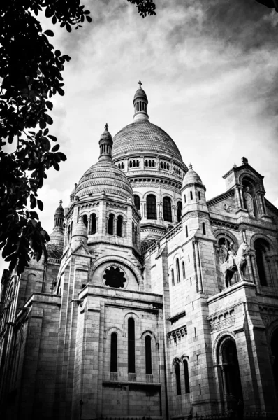 Nationale Basiliek van het heilig hart van Parijs. — Stockfoto