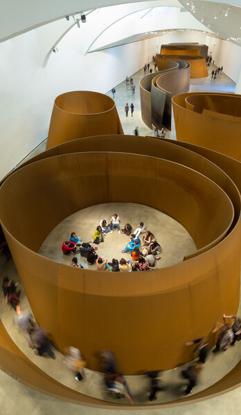 в Guggenheim Museum Bilbao, Spain, Europe
