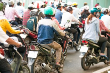 ho chi minh City işlek cadde