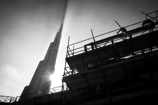 Бурдж Халіфа в Дубаї — стокове фото