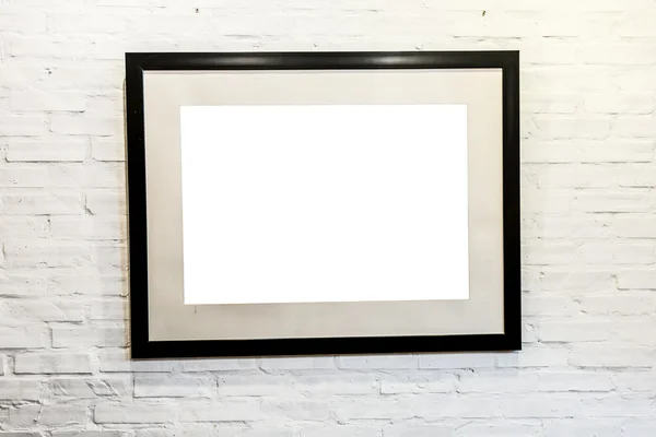 Black frame with blank space — Stock Photo, Image