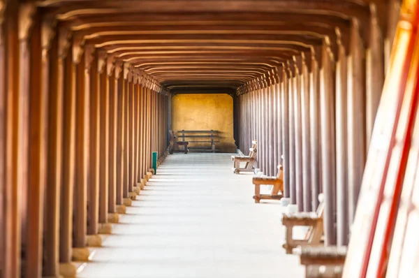 Välvda hall av nyans citadel — Stockfoto