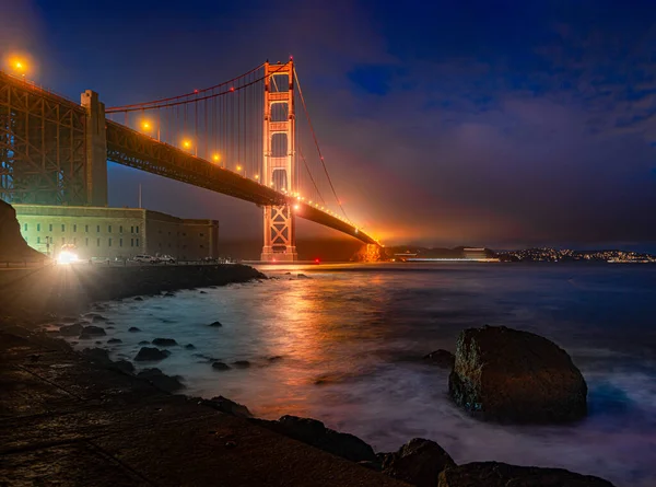 Голден Гейт Брідж Бухті Сан Франциско Каліфорнія Сша — стокове фото