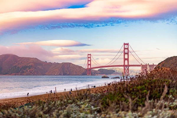 Голден Гейт Брідж Бухті Сан Франциско Каліфорнія Сша — стокове фото