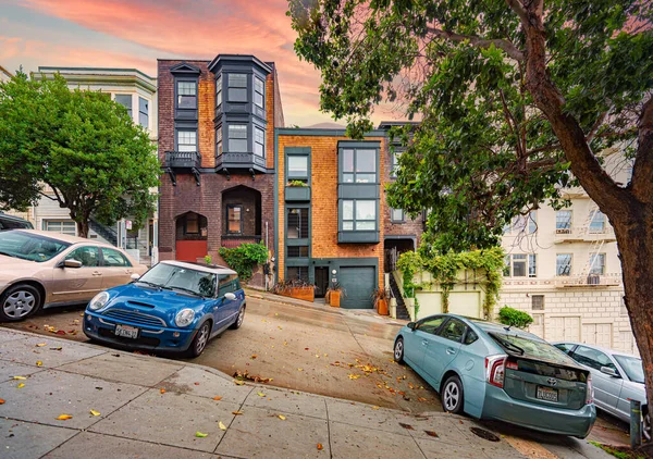 San Francisco Соединенные Штаты Америки October 2016 Old Houses San — стоковое фото