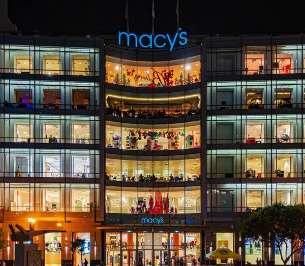 San Francisco Estados Unidos América Octubre 2016 Tienda Macy Union —  Fotos de Stock