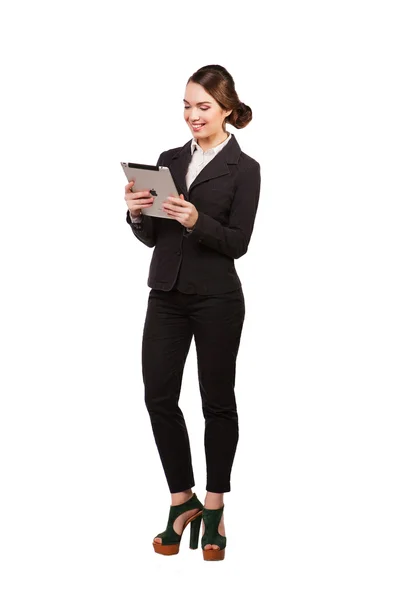 Business woman with digital tablet — Stock Photo, Image