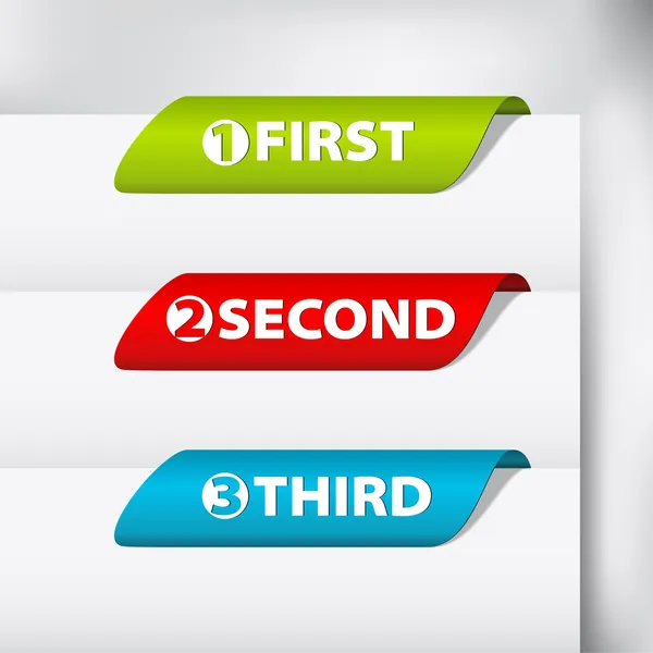 web sayfanın üstündeki renkli sayılar kümesi