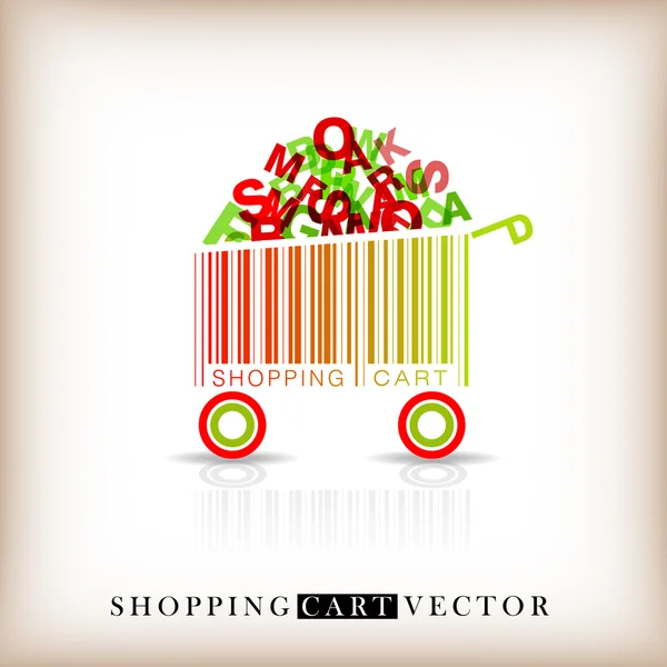 Carrinhos de compras abstratos — Fotografia de Stock