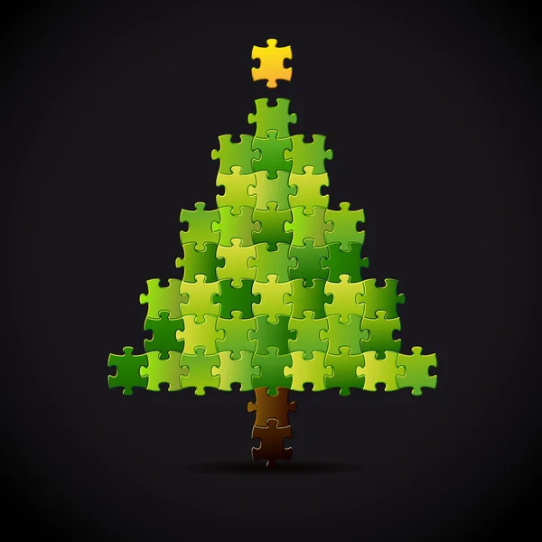 Simple árbol de Navidad —  Fotos de Stock