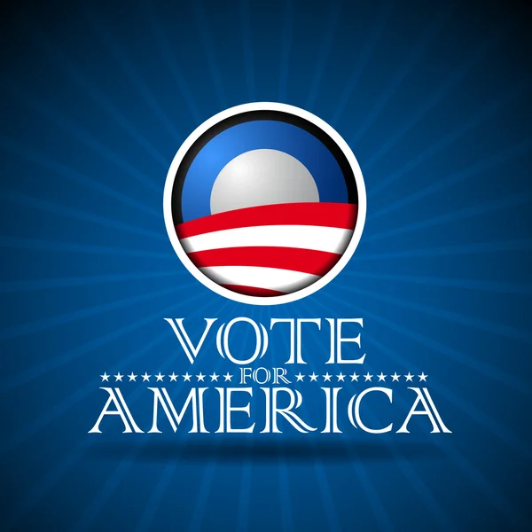Голосувати за Америку - передвиборний плакат — стокове фото