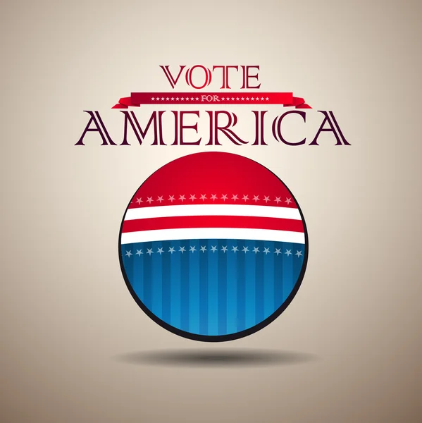 Stemmen voor Amerika - verkiezingsposter — Stockfoto