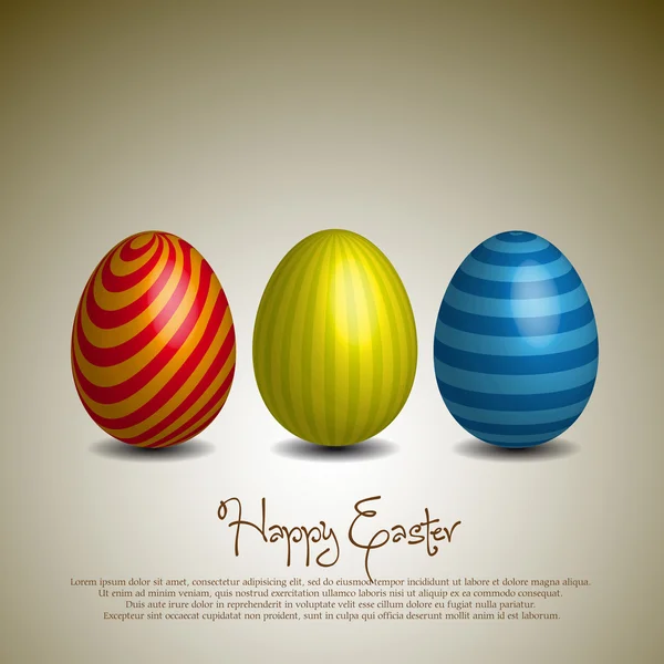 Happy easter cards illustration with easter — Stock Vector