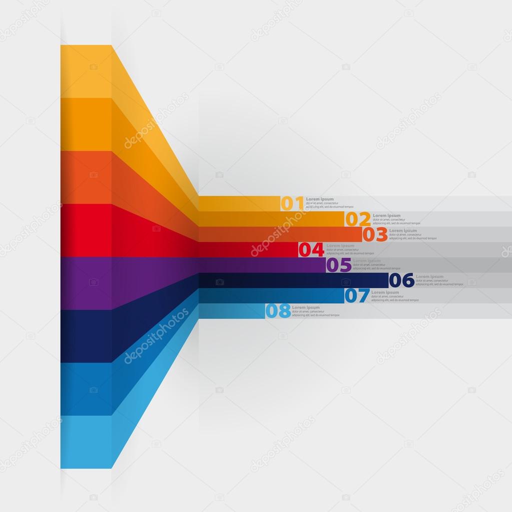 Download Vector web design template - horizontal lines in ...