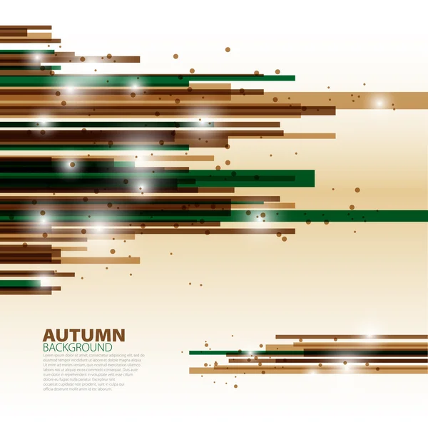 Groen, bruin horizontale abstracte lijnen achtergrond - voorjaar thema — Stockfoto