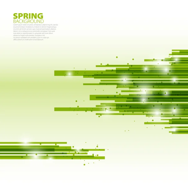 Fondo de líneas abstractas horizontales verdes - Tema primavera —  Fotos de Stock