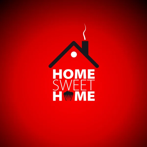 Home sweet home card — Stock Photo, Image