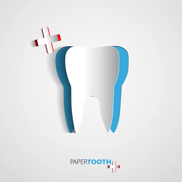 Ząb, ilustracja — Zdjęcie stockowe