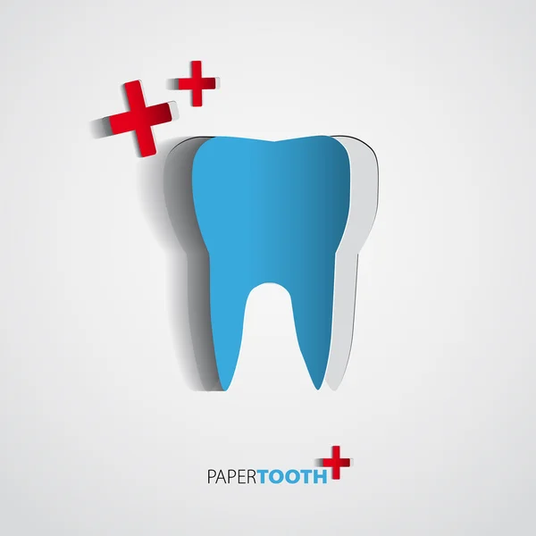 Ząb, ilustracja — Zdjęcie stockowe