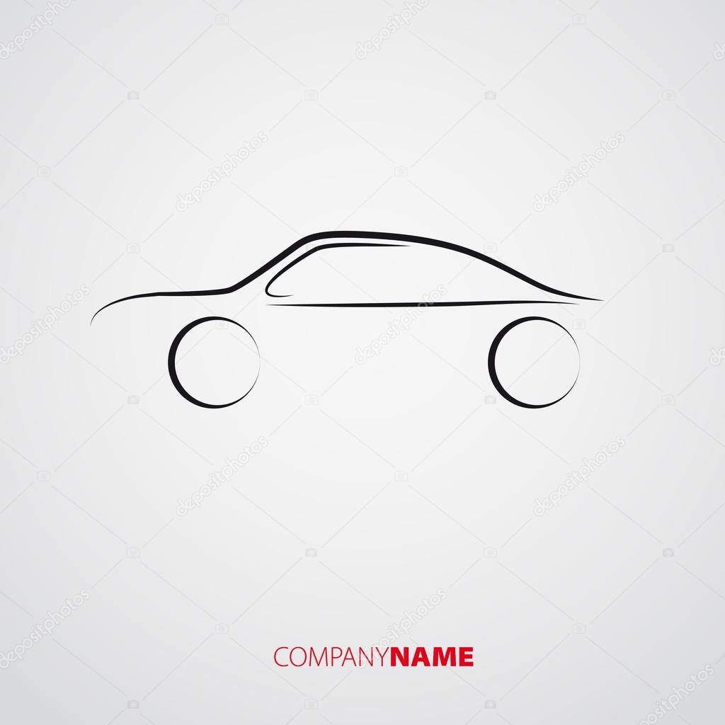 Logo of auto on white background