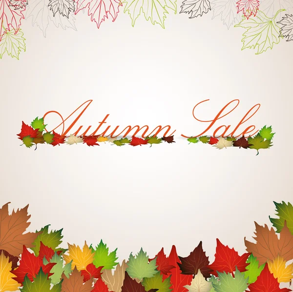 Autumn leafs — Stock Vector