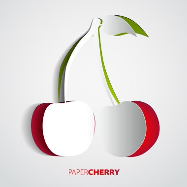 vektör kağıt kiraz