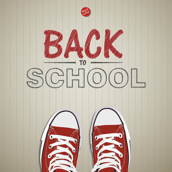 Креативная концепция с темой "Возвращение в школу"
