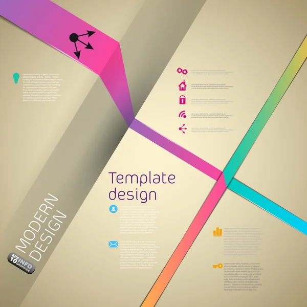 De moderne zakenwereld infographics banner — Stockvector