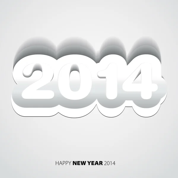 2014年新年快乐 — 图库矢量图片