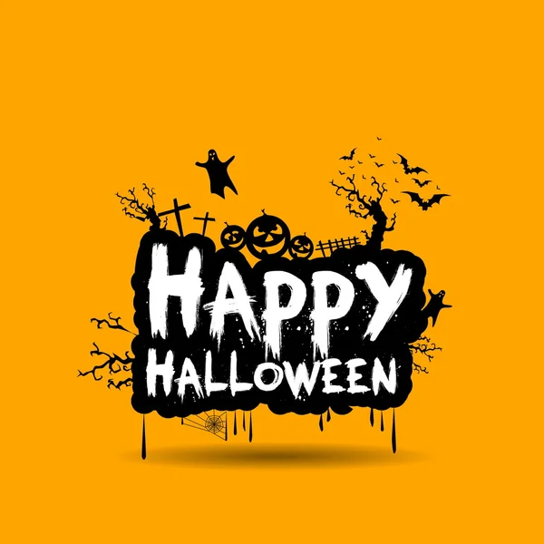 Sinal de Halloween — Vetor de Stock