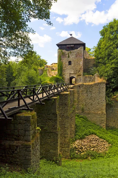 Ruin of castle Lukov — Stock Photo, Image