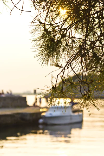 Einsames Boot — Stockfoto