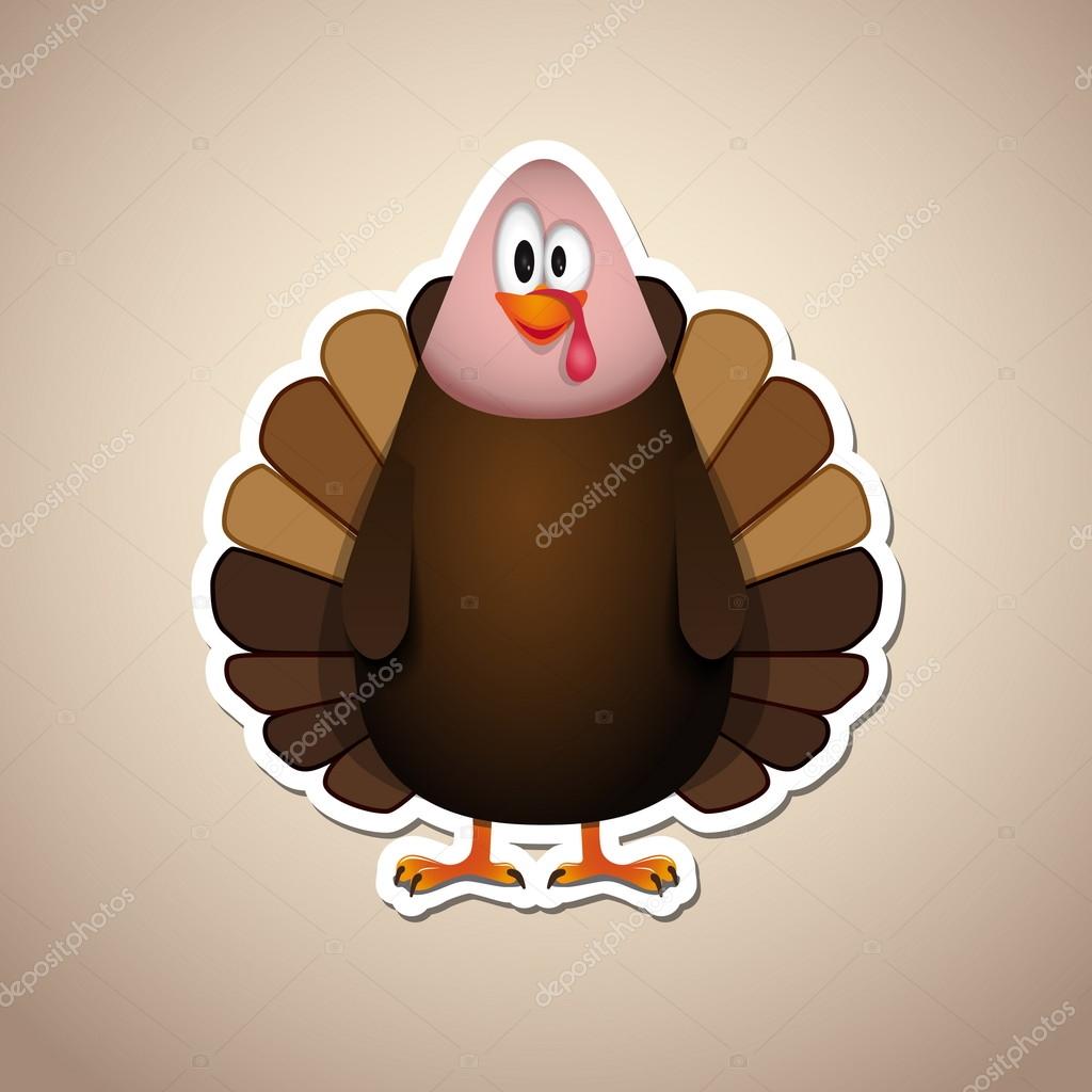 Joyeux Thanksgiving Dessin Anime Dinde Image Vectorielle Par Matju78 C Illustration