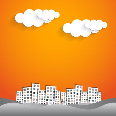 Kentsel şehir grafik tasarım