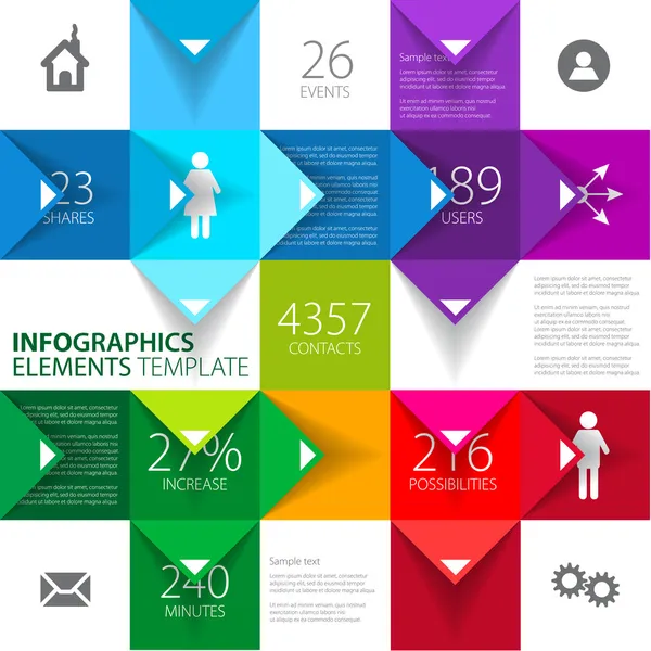 Illustration abstrakter Quadrate — Stockvektor