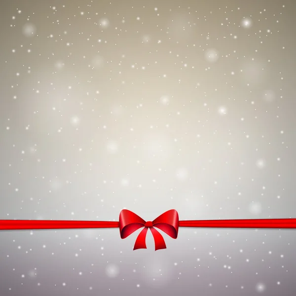Elegante Navidad fondo borroso con copos de nieve, vector — Vector de stock