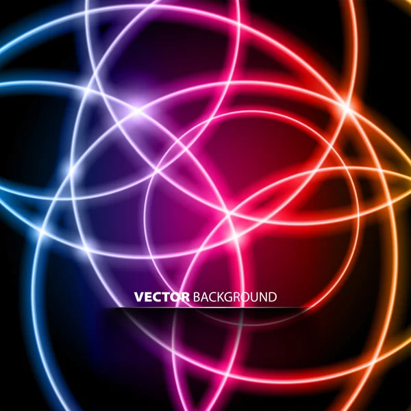 Color brillante círculos fondo — Vector de stock