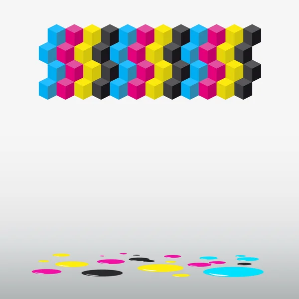 Cubes background — Wektor stockowy