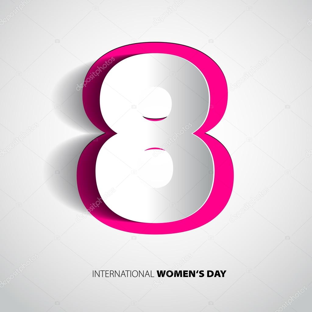 Women's day celebration card