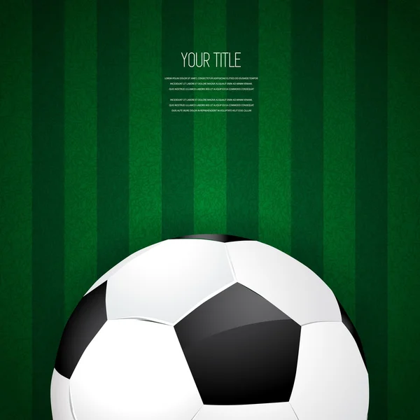 Futbol topu tasarım — Stok Vektör