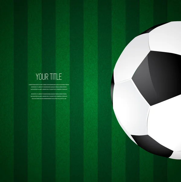 Voetbal bal — Stockvector