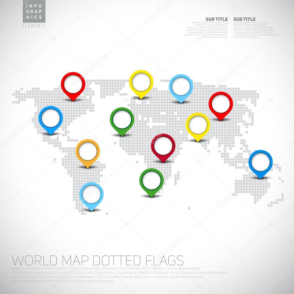 Infographics World map