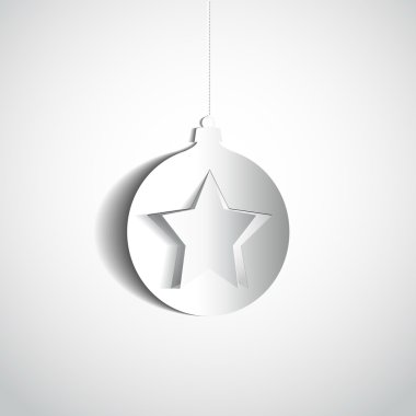 Noel top ve yıldız