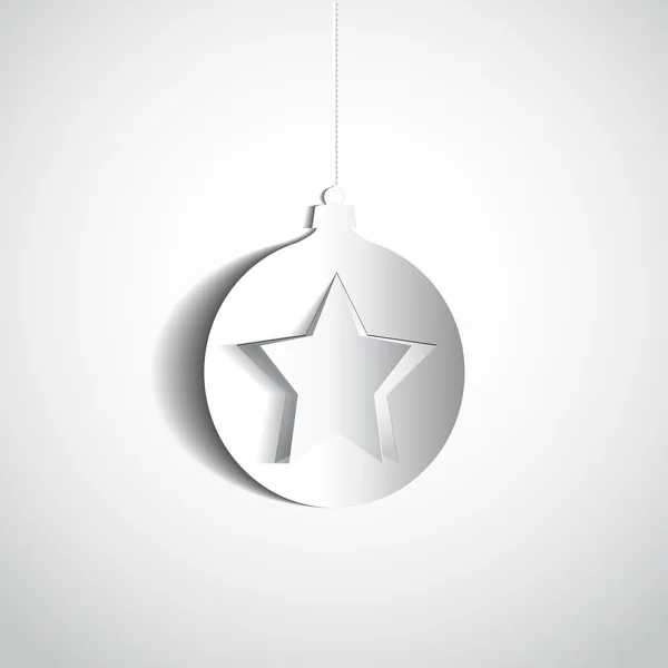 圣诞球和星 — 图库矢量图片