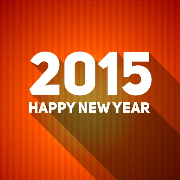 Happy New Year 2015 card — Stock Vector