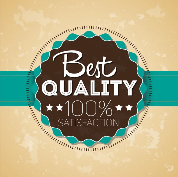 Best quality  label — Stock Vector