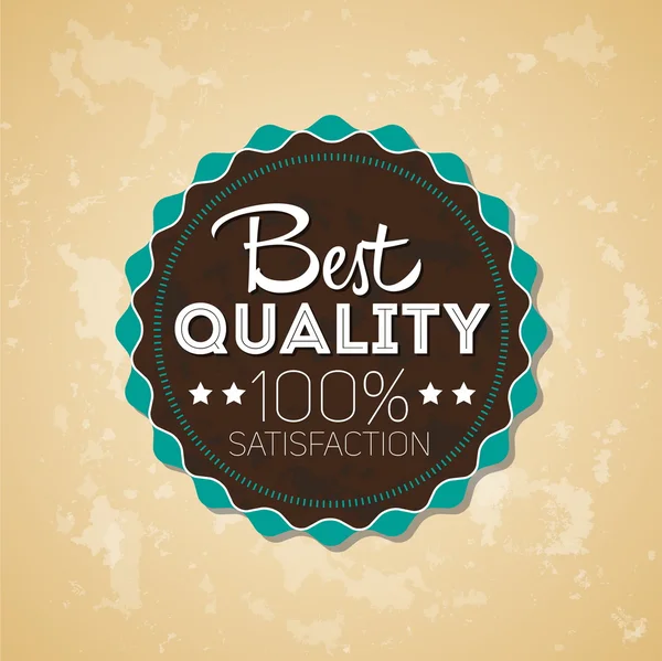 Best quality  label — Stock Vector