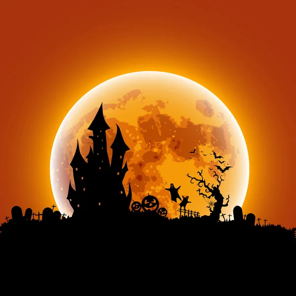 Happy Halloween  background — Stock Vector